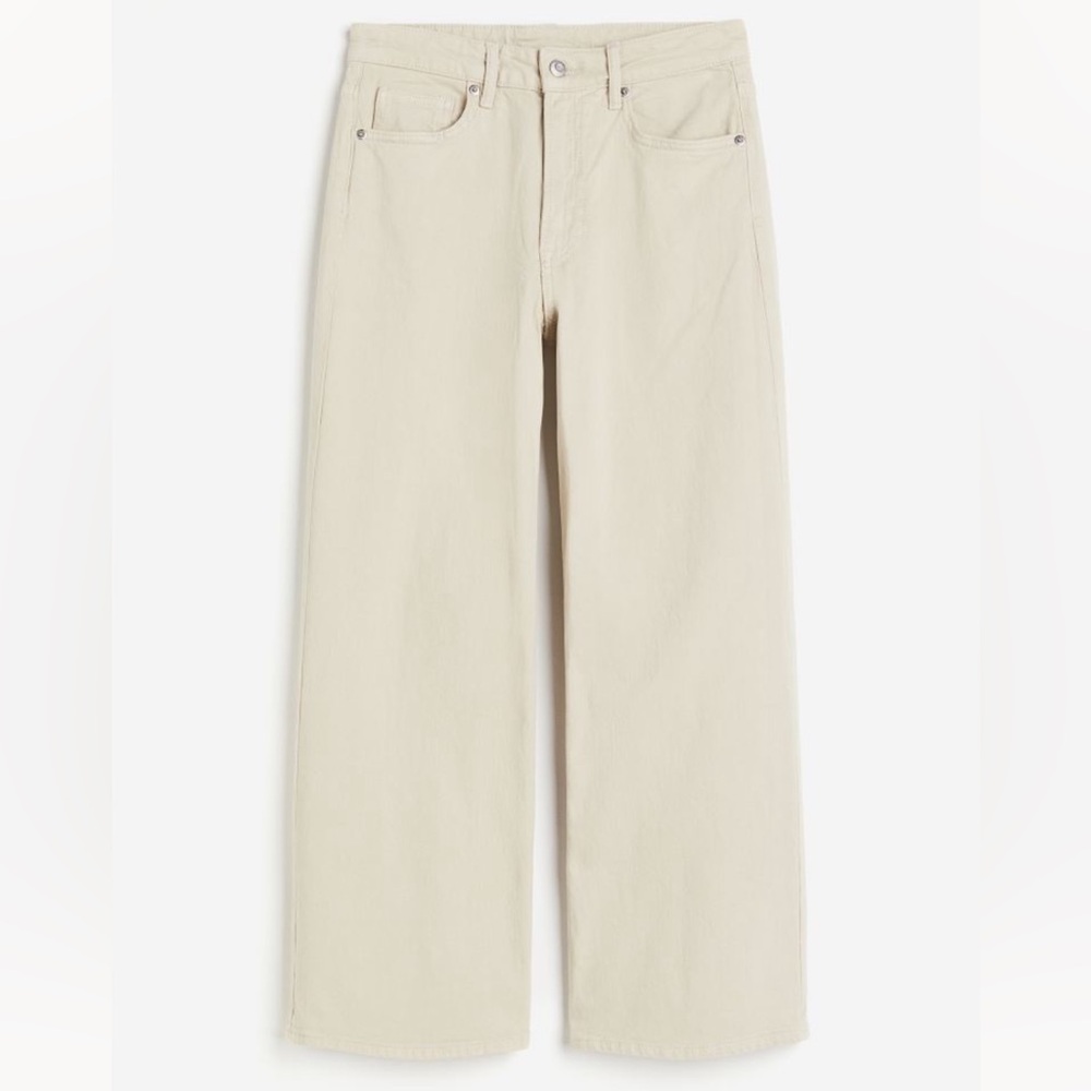 Ankle khaki jeans